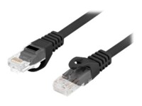 Lanberg PCU6-10CU CAT 6 Ikke afskærmet parsnoet (UTP) 1m Patchkabel Sort
