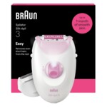 Epilator Silk·épil 3 med sladd, Långvarigt Slät Hud, 3-031, Rosa