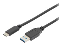 ASSMANN USB Type-C kabel 1m Sort