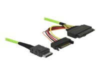 DeLOCK OCuLink Serial Attached SCSI (SAS) internt kabel Grøn 50cm