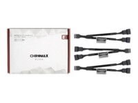 Noctua NA-SYC1 chromax.black Blæser strømkabel 11.5cm Sort