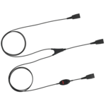 Jabra Supervisor Y-Cord Splitter til hovedsæt Sort