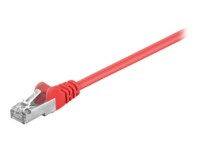 goobay CAT 5e SF/UTP 20m Patchkabel Rød