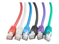 Cablexpert CAT 6a Kabel med afskærmning med folie og kobberfletning (SFTP 50cm Patchkabel Grey