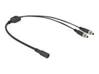 Delock Strøm-splitter 50cm Sort