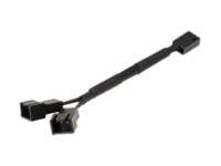 Phanteks 3-PIN intern spænding (male) - 3-PIN intern spænding (female) Sort 11cm Splitter til blæser