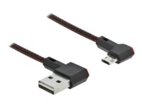 Delock Easy USB-kabel 1.5m Sort Rød