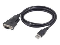 Cablexpert UAS-DB9M-02 USB / serielkabel 1.5m Sort