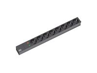 Bachmann IT PDU Basic Stikdåse 8-stik 16A Sort 2m