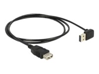 Delock EASY-USB USB forlængerkabel 2m Sort
