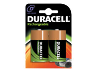 Duracell D-type Batterier til generelt brug (genopladelige) 2200mAh 2