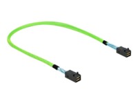 DeLOCK Serial Attached SCSI (SAS) internt kabel Grøn 50cm