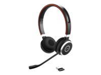 Jabra Evolve 65 UC stereo Trådløs Høretelefoner Sort