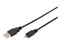 DIGITUS USB-kabel 1m Sort