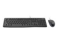 Logitech Desktop MK120 Tastatur og mus-sæt Kabling Engelsk