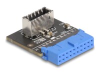 Delock USB intern adapter Sort Blå