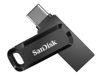 SanDisk Ultra Dual Drive Go 256GB USB 3.2 Gen 1 / USB-C USB stick Sort