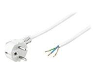 goobay NK 103 W Strømkabel 2m Hvid