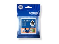 Brother LC521BK Sort 500 sider Blæk