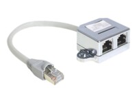 DeLOCK RJ45 Port Doubler 15cm Ethernet 100Base-TX splitter