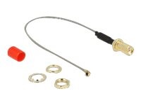 DeLOCK Antennekabel Koaksial 10cm Grey Grå