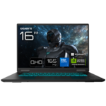 GIGABYTE GAMING A16 PRO DYHG5DECC4SH laptop 16' 2560 x 1600 240H 32GB 1TB Intel Graphics Windows 11 Home