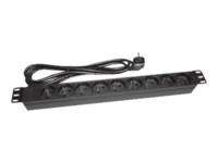 ALANTEC Strømfordelingsenhed 9-stik 16A Sort 1.8m