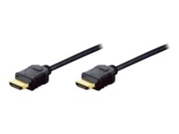 ASSMANN HDMI-kabel med Ethernet 5m Sort