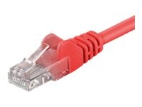 goobay CAT 5e Ikke afskærmet parsnoet (UTP) 10m Netværkskabel Rød