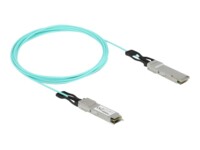 DeLOCK 3m Ethernet 40GBase-AOC kabel Akvamarin