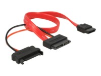 DeLOCK Seriel ATA-kabel Rød 30cm