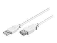 goobay USB forlængerkabel 60cm Hvid
