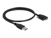 Delock USB-kabel 50cm Sort