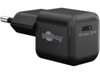 USB-C™ PD GaN Fast Charger Nano (20 W) black, black
