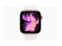 Apple Watch Series 11 (GPS + Cellular) 42 mm Pink Cream SmartWatch