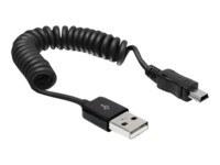 Delock USB-kabel 60cm Sort