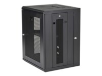 StarTech.com 15U 19' Wall Mount Network Cabinet - 16' Deep Hinged Locking Flexible IT Data Equipment Rack Vented Enclosure w/Shelf Rack Sort