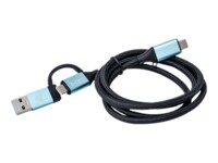 i-Tec USB Type-C kabel 1m Sort