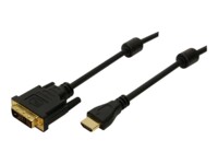 LogiLink Videoadapterkabel 2m Sort