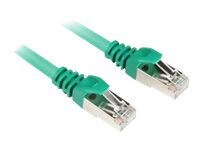 Sharkoon CAT 6 Kabel med afskærmning med folie og kobberfletning (SFTP 1.5m Patchkabel Grøn
