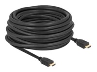 Delock HDMI-kabel med Ethernet 12m Sort