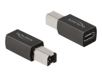 Delock USB-C adapter Sort