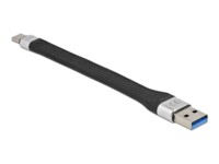 Delock USB Type-C kabel 14cm Sort