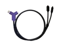 Logitech USB 3.0 USB-kabel Lilla