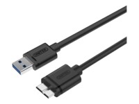 Unitek Y-C461GBK USB-kabel 1m Sort