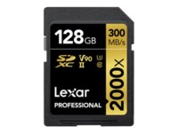 Lexar Professional SDXC UHS-II Memory Card 128GB 300MB/s
