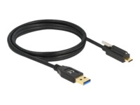 Delock USB Type-C kabel 1.5m Sort