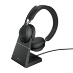 Jabra Evolve2 65 MS Stereo Trådløs Høretelefoner Sort