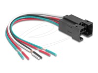 Delock Trykknap kabelsamling 15cm Sort