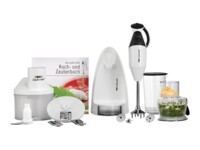 UNOLD ESGE-Zauberstab M 200 Superbox Stavblender Integreret tilbehørslagring Hvid/anthracit